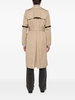 belt-detail trench coat