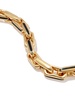 14K yellow medium chain-link bracelet