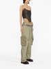 belted-waist Blouson trousers