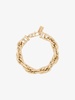 14K yellow gold small link bracelet