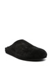 Black Hugo Suede Mules