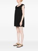 Black Almadia Ramie Mini Dress