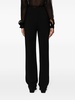 Black Lucia Straight-Leg Trousers