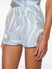 Iride-print shorts