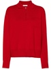 Red Halvar Polo Sweater