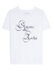 White Candle-Print Cotton T-Shirt