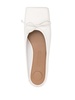 white Les mules Plates ballet mules