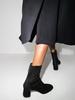 black Saint Honoré 50 suede ankle boots