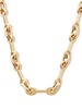 14K yellow gold medium diamond chain necklace