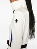 White Padded Hooded Ski Jumpsuit