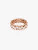 18K rose gold diamond eternity ring