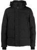 black Wyndham hooded quilted coat