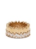 18kt yellow gold Midi Stacker diamond eternity ring