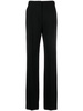 Black Lucia Straight-Leg Trousers