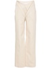 Neutral Mid-Rise Straight Jeans