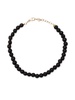 14K Yellow Gold Lava Bead Bracelet