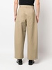 wide-leg high-waisted trousers