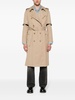 belt-detail trench coat