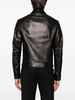 Black Long-Sleeve Leather Jacket