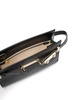 Black Carriage Leather Cross Body Bag