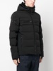 Black Berlioz Hooded Quilted Ski Jacket