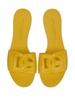 DG-logo leather sandals