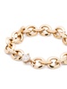 18K Yellow Gold Micro Chain Diamond Ring