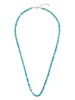 14k Yellow gold turquoise bead necklace