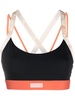 Black Oakmont Multi-Strap Sports Bra