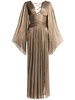 Gold-Tone Alana Flared-Sleeve Gown