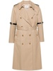 belt-detail trench coat