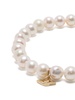 14K yellow gold Medium Evil Eye pearl bracelet