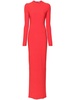 Red Jersey Maxi Dress