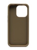 Brown Intrecciato-Pattern Rubber iPhone 14 Pro Case