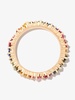 18K Yellow Gold Bold sapphire eternity ring