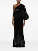 Black Alder Sequin-Embellished Gown