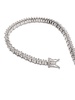 18K White Gold Princess Diamond Bracelet