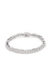 18kt white gold Princess diamond tennis bracelet