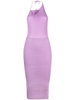 purple Emma halterneck dress