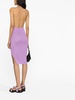 purple Emma halterneck dress