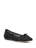 Verizzo floral-embroidered ballerina shoes