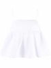 White Selena Peplum Top