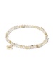 14K Yellow Gold Mini Moroccan Diamond Beaded Bracelet