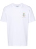 White Logo Print Organic Cotton T-shirt