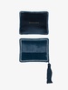 tassel-trimmed velvet jewellery case