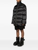 black Cyclopic quilted coat