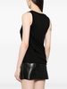 Black Convertible Lyocell Tank Top