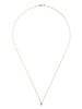 14K Yellow Gold Diamond Pendant Necklace