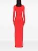 Red Jersey Maxi Dress