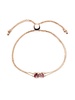 18kt yellow gold Shimmer mini ruby bracelet